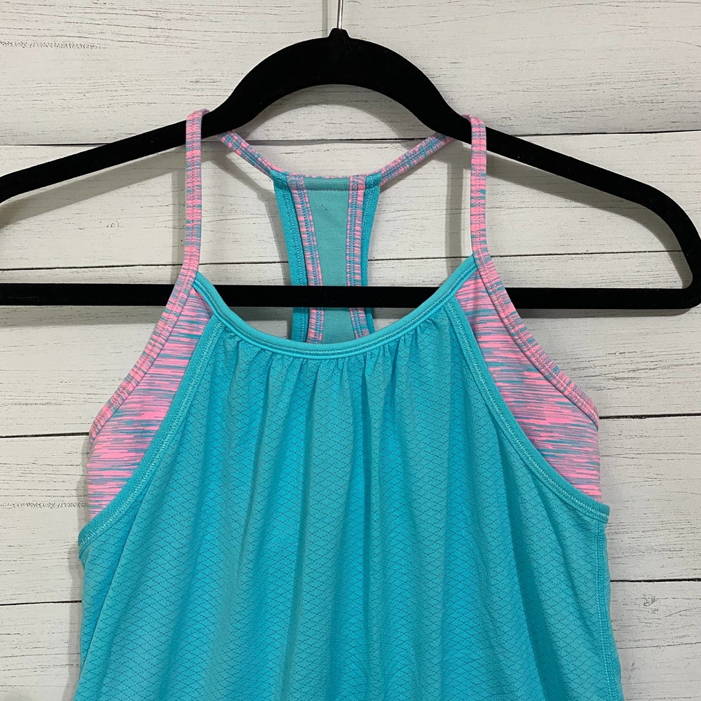 Ivivva double Dutch tank pink and blue